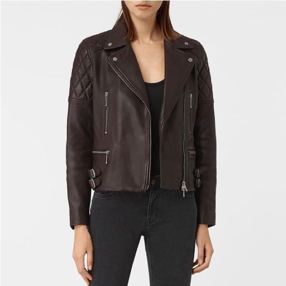 All Saints Armstead Biker Jacket - Picture 2 of 14